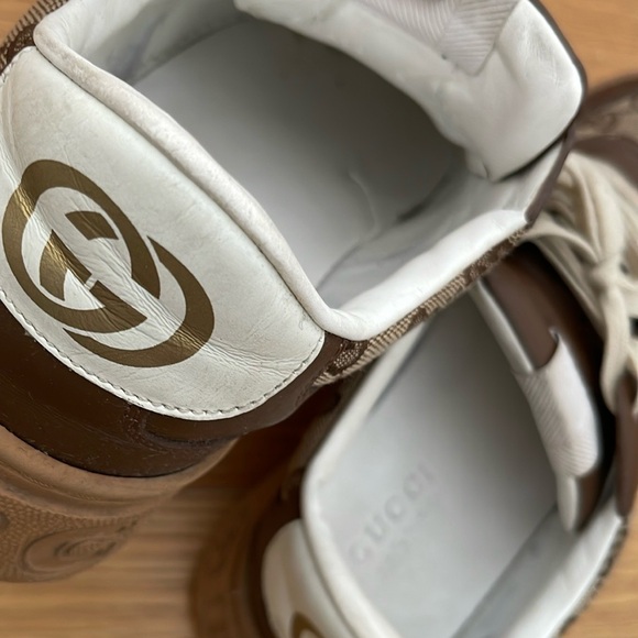 Gucci Brown and Tan Sneakers - Picture 5 of 8